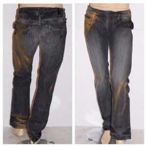 NEW ROBIN'S JEAN Straight Leg Jeans SZ 33